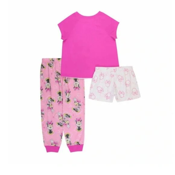 Minnie Mouse Character Kids' 3-piece  Pajama Set - Picture 1 of 2